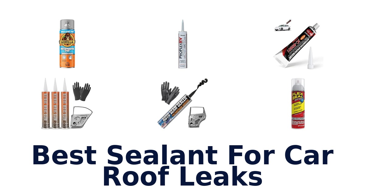 Best Sealant For Car Roof Leaks