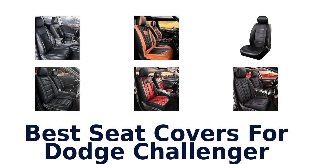 Best Seat Covers For Dodge Challenger
