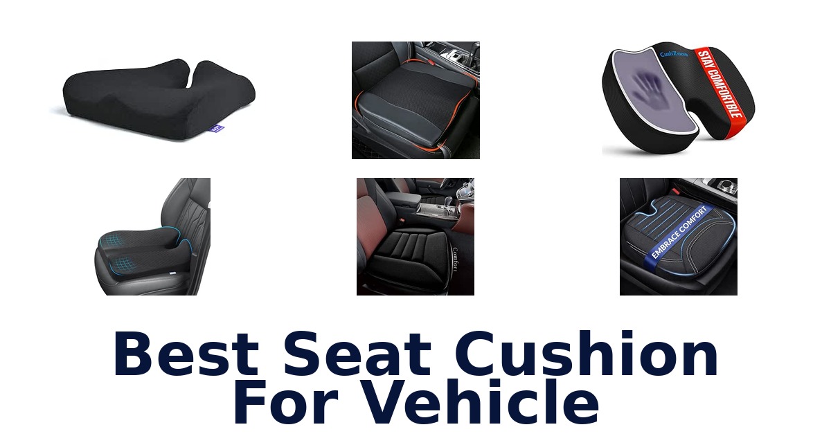 Best Seat Cushion For Vehicle