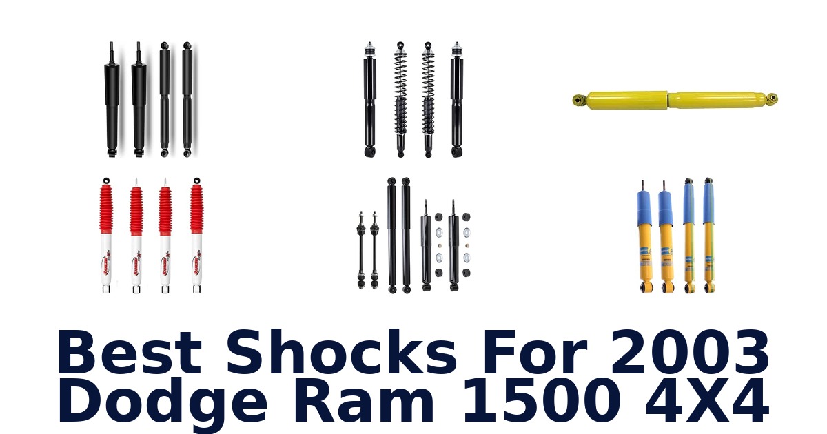 Best Shocks For 2003 Dodge Ram 1500 4X4