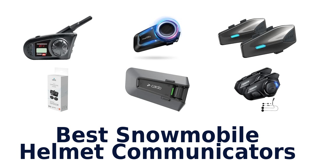 Best Snowmobile Helmet Communicators