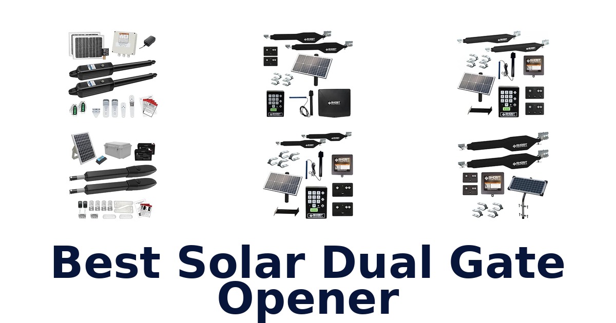 Best Solar Dual Gate Opener
