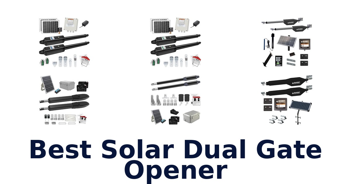 Best Solar Dual Gate Opener