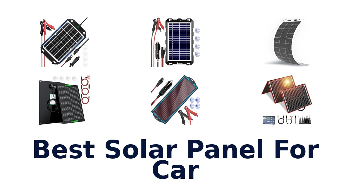 Best Solar Panel For Car