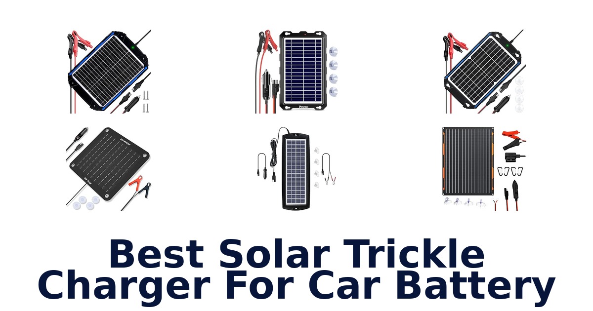 Best Solar Trickle Charger For Car Battery