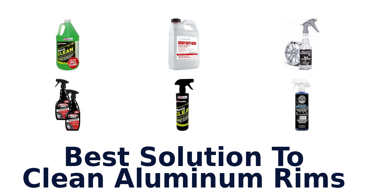 Best Solution To Clean Aluminum Rims