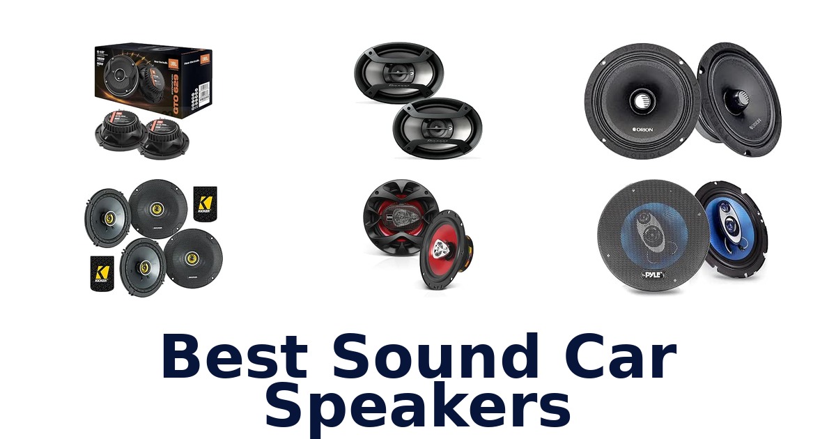 Best Sound Car Speakers