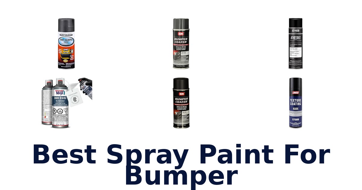 Best Spray Paint For Bumper