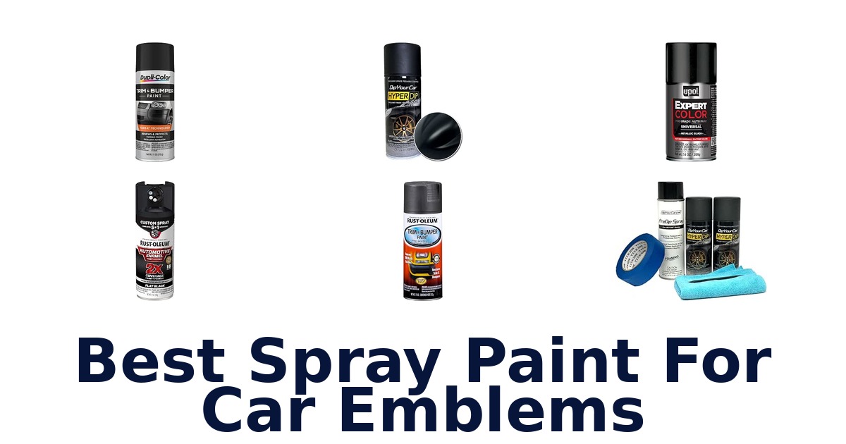 Best Spray Paint For Car Emblems