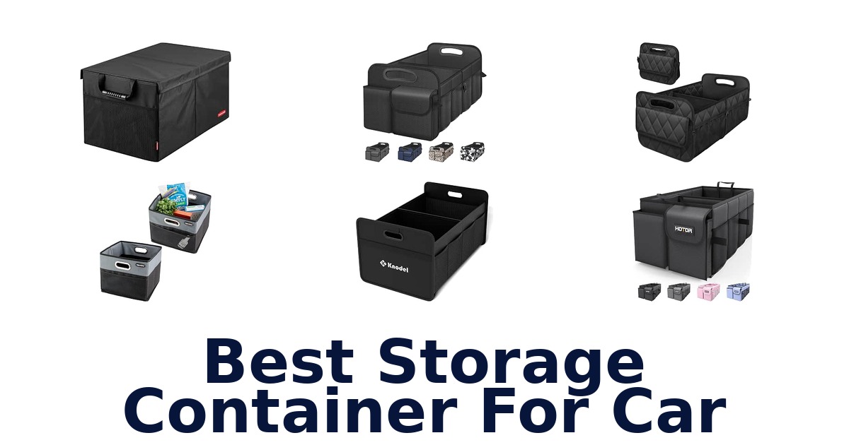 Best Storage Container For Car