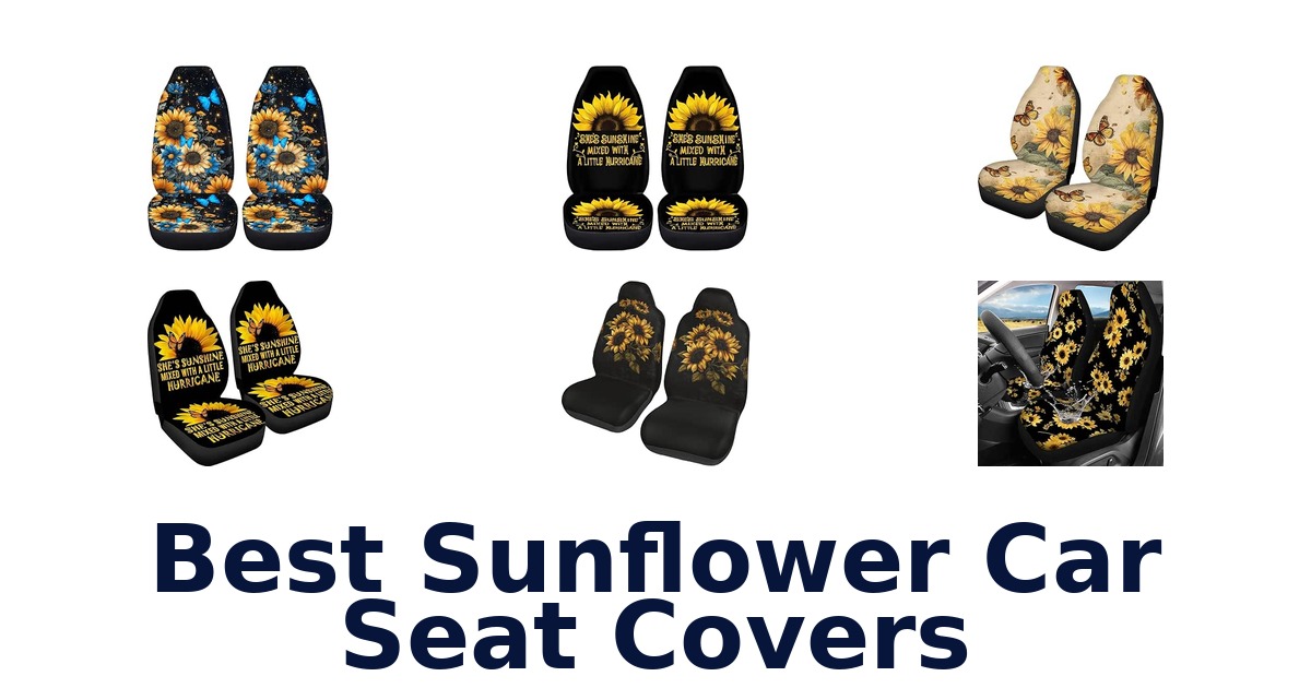 Best Sunflower Car Seat Covers