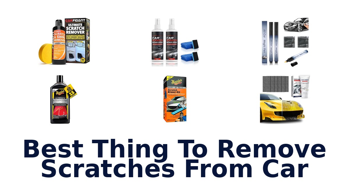 Best Thing To Remove Scratches From Car
