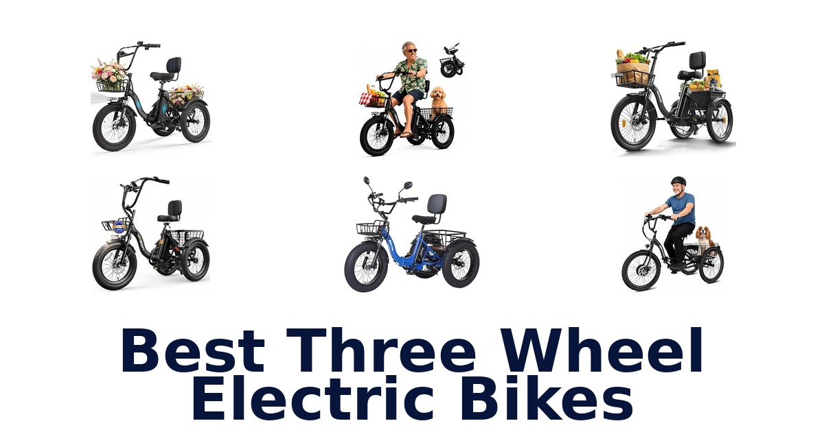 Best Three Wheel Electric Bikes