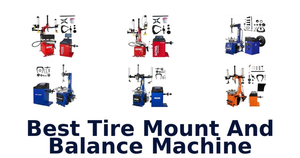 Best Tire Mount And Balance Machine