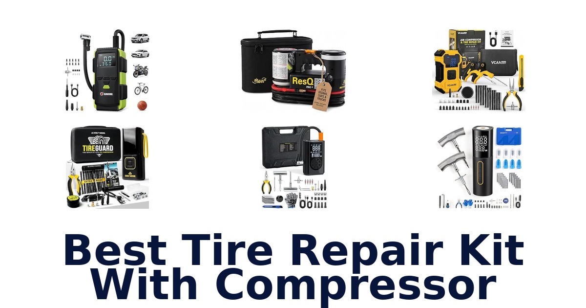 Best Tire Repair Kit With Compressor