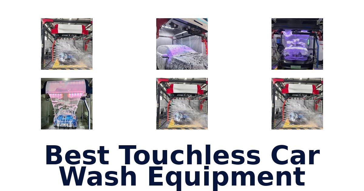 Best Touchless Car Wash Equipment
