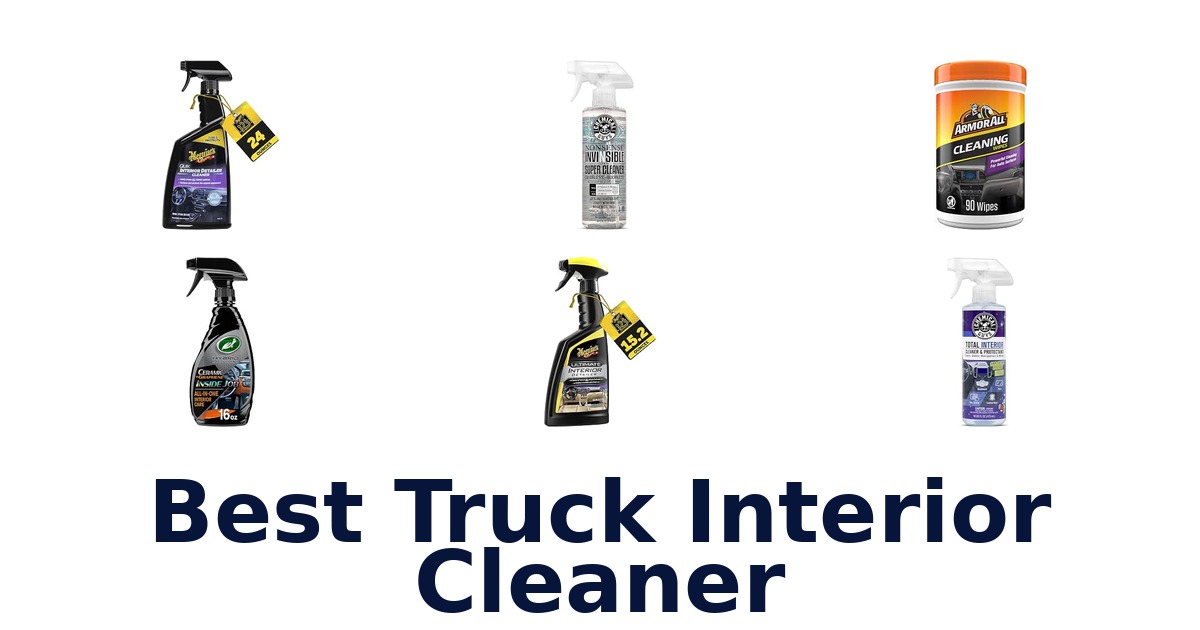 Best Truck Interior Cleaner