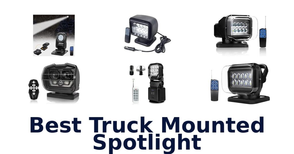 Best Truck Mounted Spotlight