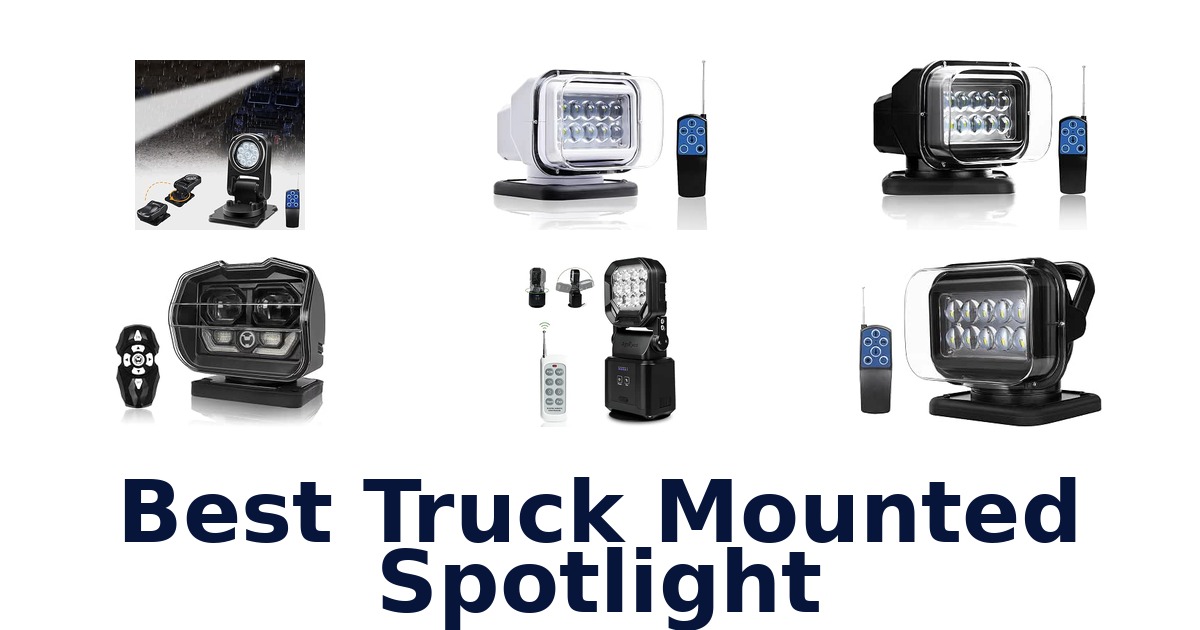Best Truck Mounted Spotlight