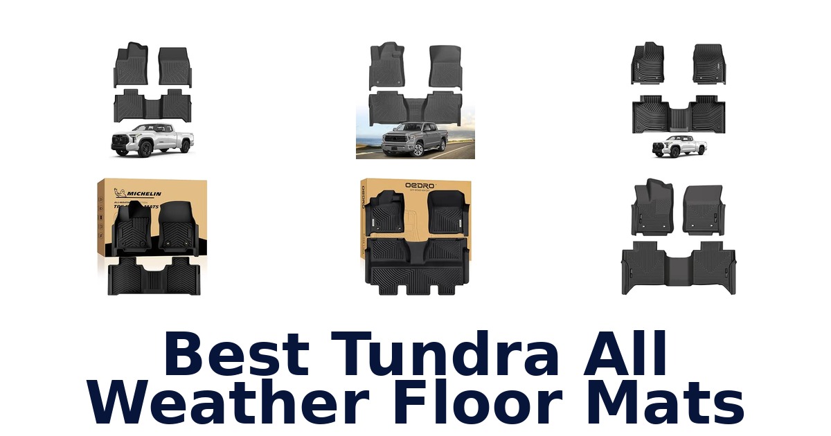Best Tundra All Weather Floor Mats