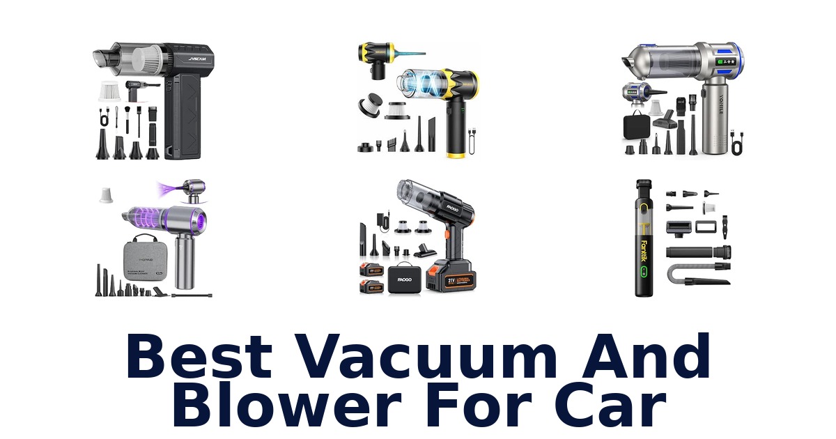 Best Vacuum And Blower For Car