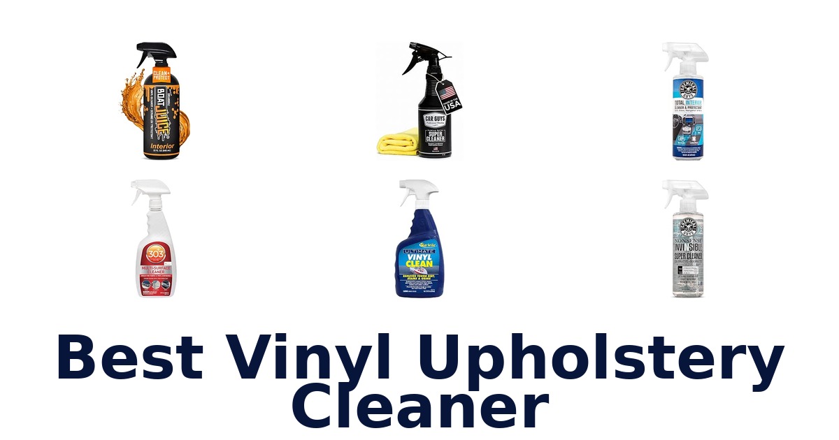 Best Vinyl Upholstery Cleaner