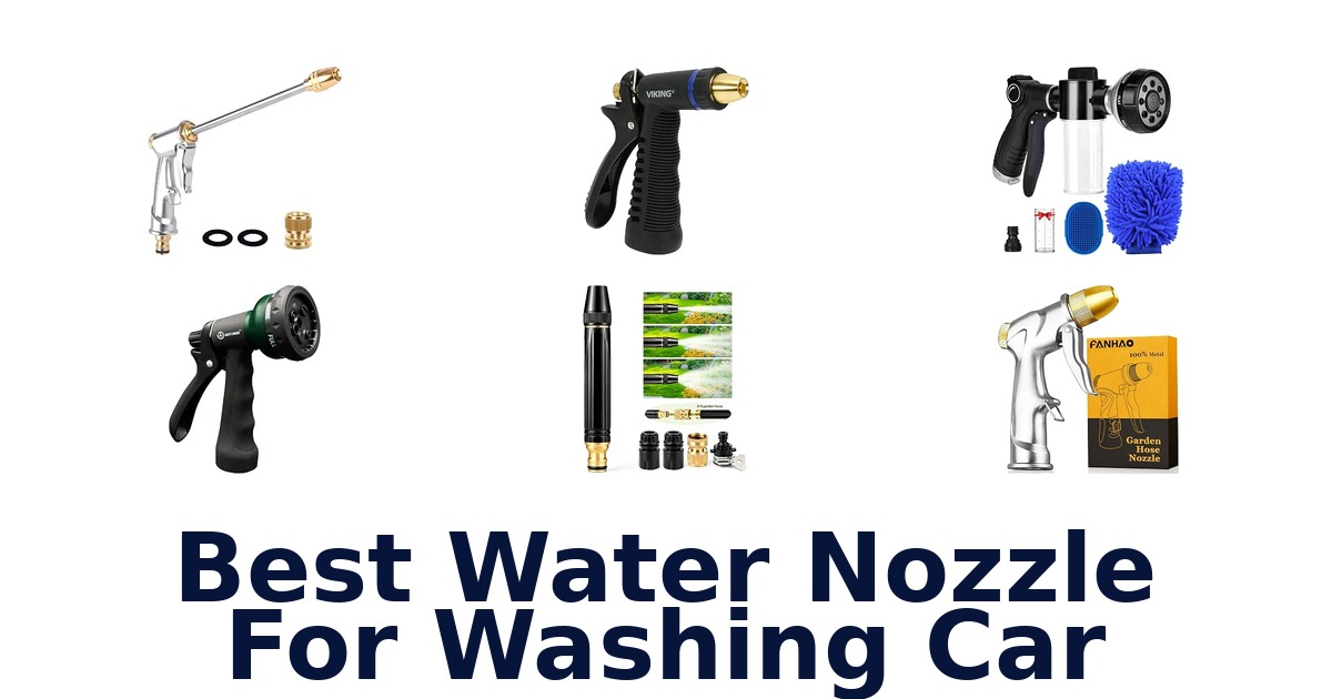 Best Water Nozzle For Washing Car