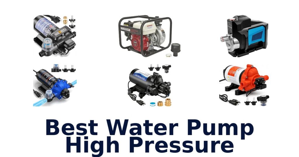 Best Water Pump High Pressure