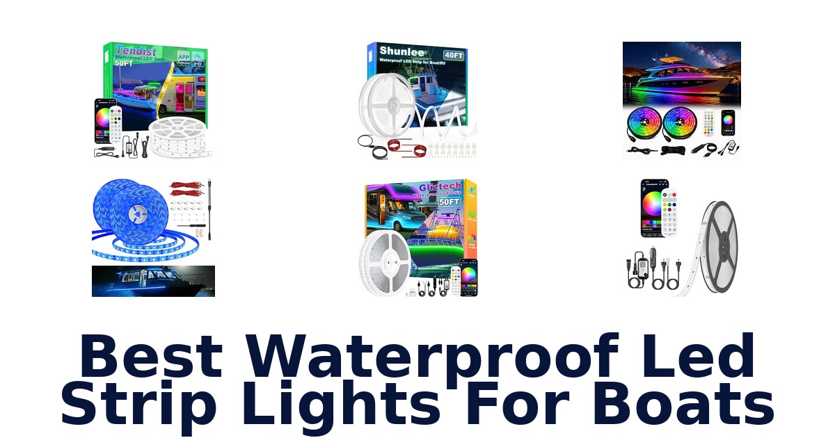 Best Waterproof Led Strip Lights For Boats
