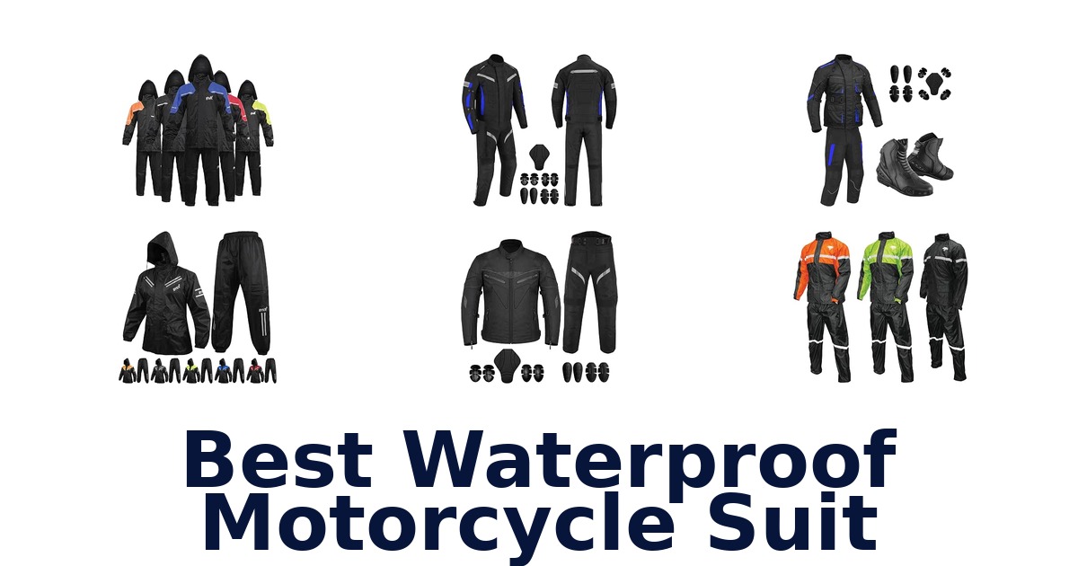 Best Waterproof Motorcycle Suit