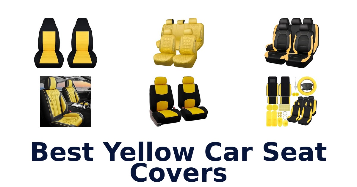 Best Yellow Car Seat Covers