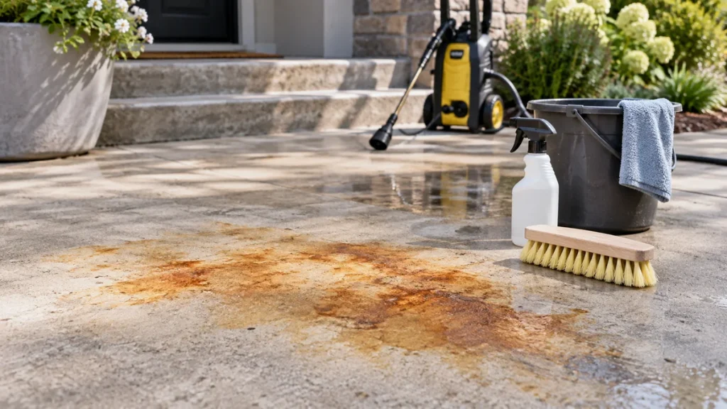 Home Remedies to Remove Rust Stains From Concrete