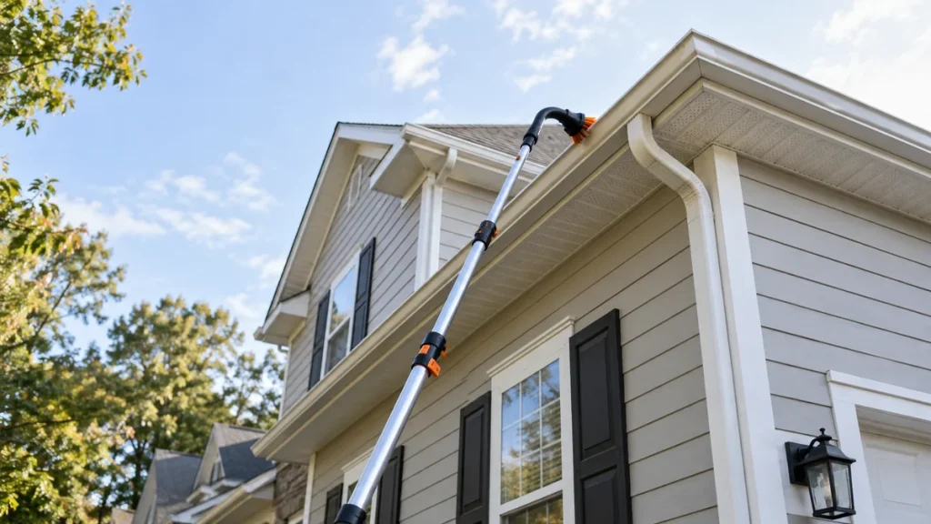 How to Clean 2nd Story Gutters Without a Ladder Safely