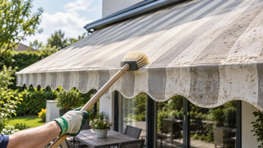 How to Clean Awning Fabric Safely in 7 Steps