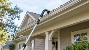 How to Clean Rain Gutters From Ground Safely