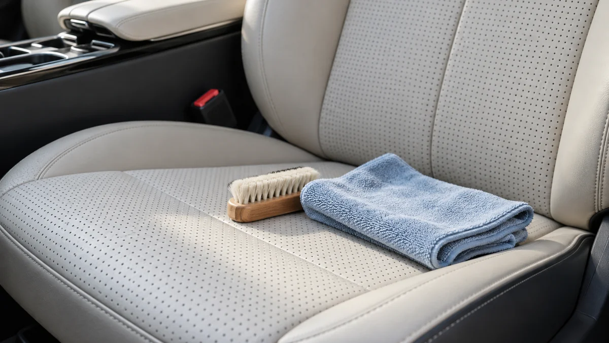 How to Clean Vomit Out of Perforated Leather Seats Safely